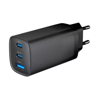 GEMBIRD PD polnilec 1xUSB-A 2xUSB-C 67W črn