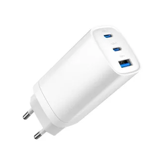 GEMBIRD PD polnilec 1xUSB-A 2xUSB-C 67W bela
