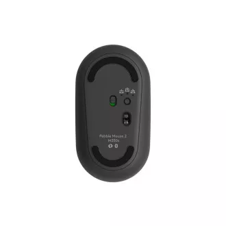 Logitech Pebble Mouse 2 M350s/Contemporary/Optical/4,000 DPI/Wireless Bluetooth/Graphite