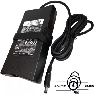 Napajalnik 130W, 19,5V 4,5x3,0 mm, originalni DELL