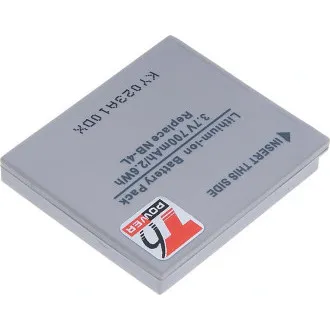 Baterija T6 Power za Canon NB-4L, 700 mAh, 2,6 Wh Baterija T6 Power za Canon NB-4L, 700 mAh, 2,6 Wh