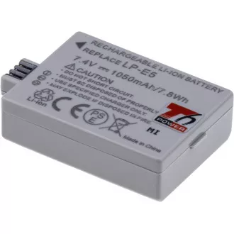 T6 power Canon LP-E5 baterija, 1050mAh, 7,8Wh