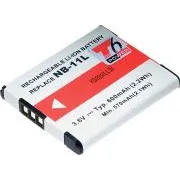 Baterija T6 power Canon NB-11L, 600 mAh, siva