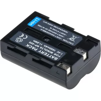 Baterija T6 Power Minolta NP-400, Pentax D-Li50, Samsung SLB-1674, 1600mAh, 11,8Wh
