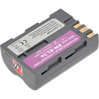 Baterija T6 power Nikon EN-EL3e, EN-EL3, EN-EL3a, 1700mAh, siva