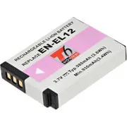 Baterija T6 Power Nikon EN-EL12, 1050mAh, 3,8Wh, črna