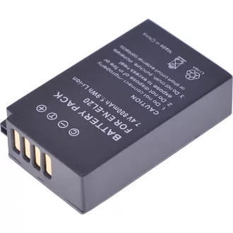 Baterija T6 power Nikon EN-EL20, EN-EL20a, 800mAh, 5,9Wh, črna
