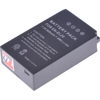 Baterija T6 Power za Nikon EN-EL20, EN-EL20a, 800 mAh, 5,9 Wh Baterija T6 Power za Nikon EN-EL20, EN-EL20a, 800 mAh, 5,9 Wh