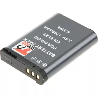 Baterija T6 power Nikon EN-EL23, 1700 mAh, črna