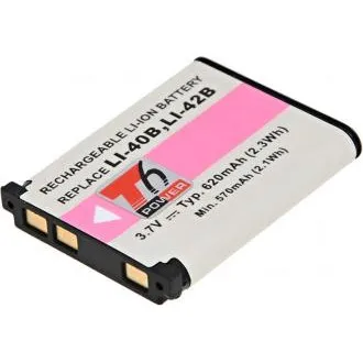 Baterija T6 Power Olympus Li-40B, Li-42B, D-Li63, EN-EL10, NP-45, NP-80, D-Li108, 620mAh, 2,3Wh Baterija T6 Power Olympus Li-40B, Li-42B, D-Li63, EN-EL10, NP-45, NP-80, D-Li108, 620mAh, 2,3Wh