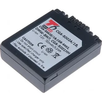 Baterija T6 Power Panasonic DMW-BM7, CGA-S002E, CGA-S002, 720mAh, 5,2Wh