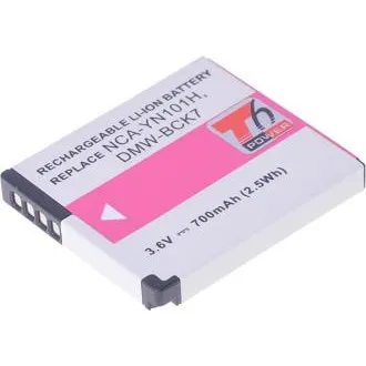 Baterija T6 Power Panasonic DMW-BCK7, DMW-BCK7E, NCA-YN101H, NCA-YN101F, NCA-YN101G, 700mAh, 2,5Wh
