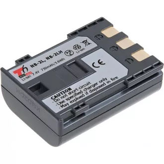 Baterija T6 Power Canon NB-2L, NB-2LH, BP-2LH, 750mAh, 5,5Wh, siva