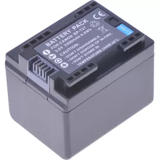 Baterija T6 power Canon BP-727, 2400mAh, 8,6Wh, črna Baterija T6 power Canon BP-727, 2400mAh, 8,6Wh, črna