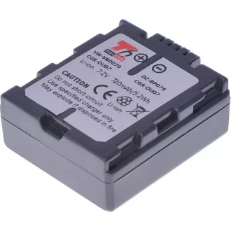 Baterija T6 Power za Panasonic VW-VBD070, CGA-DU07, CGR-DU07, Hitachi DZ-BP07S, 720 mAh, 5,2 Wh Baterija T6 Power za Panasonic VW-VBD070, CGA-DU07, CGR-DU07, Hitachi DZ-BP07S, 720 mAh, 5,2 Wh