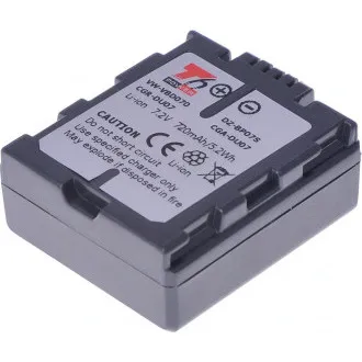 Baterija T6 Power za Panasonic VW-VBD070, CGA-DU07, CGR-DU07, Hitachi DZ-BP07S, 720 mAh, 5,2 Wh Baterija T6 Power za Panasonic VW-VBD070, CGA-DU07, CGR-DU07, Hitachi DZ-BP07S, 720 mAh, 5,2 Wh