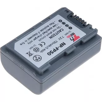 Baterija T6 Power Sony NP-FP30, NP-FP50, 750mAh, 5,4Wh, siva