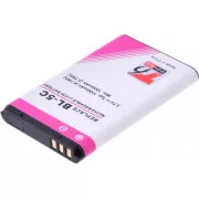 Baterija T6 Power za modele Nokia 6300, 6600, 5100, 1100, 3650, 6230, C1-01, C2-01, 1100 mAh, 4,1 Wh, Li-ion