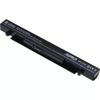 Baterija T6 Power za Asus X450, X550, X552, A450, A550, F450, F550, F552, R510, 2600mAh, 38Wh, 4 celice