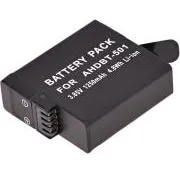 Baterija T6 Power za GoPro Hero5, Hero6 Black, AHDBT-501, AABAT-001, 601-10197-000, 1250mAh, 4,8Wh