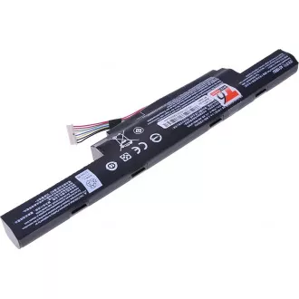 Baterija T6 Power Acer Aspire E5-575, E5-774, F5-573, TravelMate P256-G2, 5200mAh, 56Wh, 6 celic