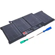 Baterija T6 Power za Apple MacBook Air 13 2011, 2012, 2013, 2014, 2015, 7150mAh, 54Wh, 4 celice, Li-pol