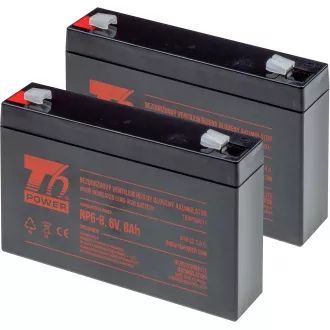 T6 Power RBC18 - komplet baterij