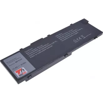 Baterija T6 Power za Dell Precision 15 7510, 7520, 17 7710, 7720, 7900mAh, 91Wh, 6 celic, Li-pol