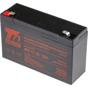 Baterija T6 Power NP6-12, 6V, 12Ah, F2