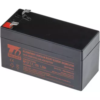 Baterija T6 Power NP12-1.2, 12V, 1,2Ah, F1 Baterija T6 Power NP12-1.2, 12V, 1,2Ah, F1