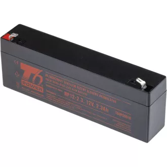 Baterija T6 Power NP12-2.3, 12V, 2,3Ah, F1