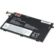 Baterija T6 Power za Lenovo ThinkPad E480, E490, E580, E590, E14, E15, 4050mAh, 45Wh, 3-celična, Li-pol