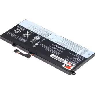 Baterija T6 Power Lenovo ThinkPad T550, T560, W550s, P50s, notranja, 3900mAh, 44Wh, 3-celična, Li-pol