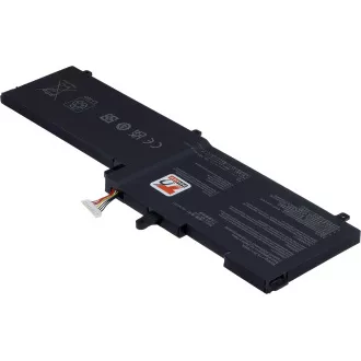 Baterija T6 Power za Asus Strix GL702VT, GL702VS, GL702VM, GL702ZC, 5000mAh, 76Wh, 4 celice, Li-poly