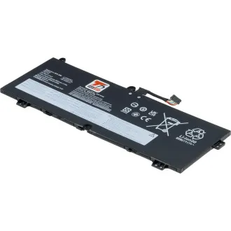 Baterija T6 Power za Lenovo Flex 5 CB-13IML05, ThinkPad C13 Yoga 1st, 6642mAh, 51Wh, 4 celice, Li-poly