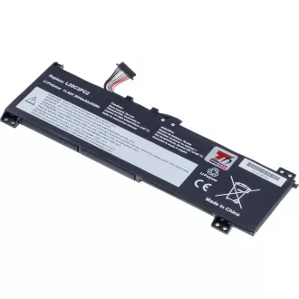 Baterija T6 Power za Lenovo IdeaPad 3-15ACH6, 3-15IHU6, 3910mAh, 45Wh, 3-celična, Li-poly