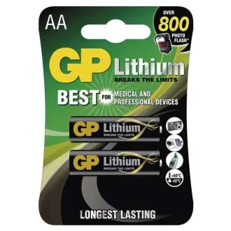 Litijeve baterije GP AA - 2 kosa Litijeve baterije GP AA - 2 kosa