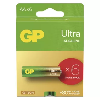 GP Alkalne baterije ULTRA AA (LR6)- 6 kosov GP Alkalne baterije ULTRA AA (LR6)- 6 kosov
