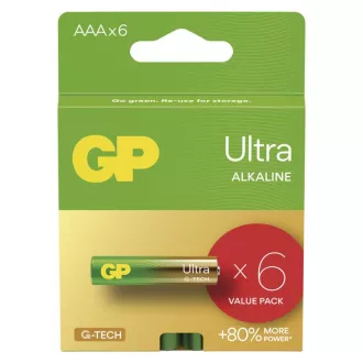 GP Alkalne baterije ULTRA AAA (LR03)- 6 kosov