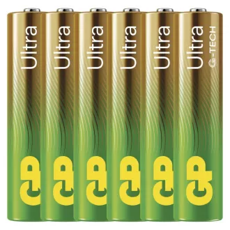 GP Alkalne baterije ULTRA AAA (LR03)- 6 kosov