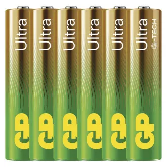 GP Alkalne baterije ULTRA AAA (LR03)- 6 kosov