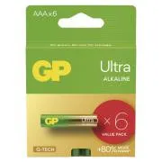 GP Alkalne baterije ULTRA AAA (LR03)- 6 kosov