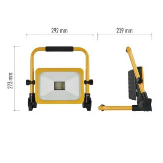 EMOS PRENOSNI AKUMULATORSKI LED REFLEKTOR ACCO 30W, 3000LM, IP54 EMOS PRENOSNI AKUMULATORSKI LED REFLEKTOR ACCO 30W, 3000LM, IP54