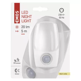EMOS LED nočna luč P3318, PIR   nočni senzor