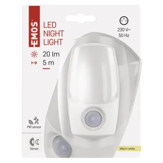 EMOS LED nočna luč P3318, PIR nočni senzor EMOS LED nočna luč P3318, PIR nočni senzor