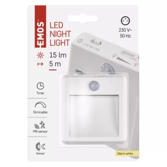 EMOS LED nočna luč P3319, PIR   nočni senzor