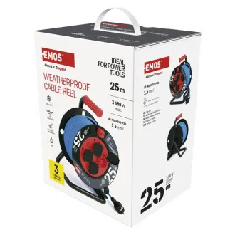 EMOS BOBEN 4Z 25M 1,5MM PVC KABEL PROTI ZMRZOVANJU