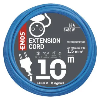 EMOS PODALJŠEK 1Z 10M 1,5MM KABEL PROTI ZMRZOVANJU