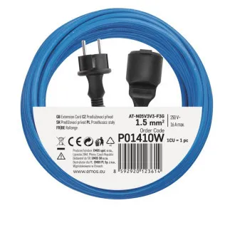 EMOS PODALJŠEK 1Z 10M 1,5MM KABEL PROTI ZMRZOVANJU