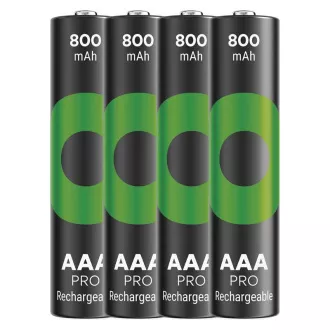 GP Baterija za ponovno polnjenje. ReCyko Pro AAA (HR03) 800 mAh- 4 kosi